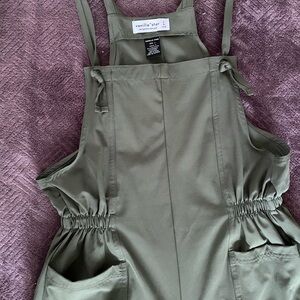 Vanilla Star Olive Green Overalls